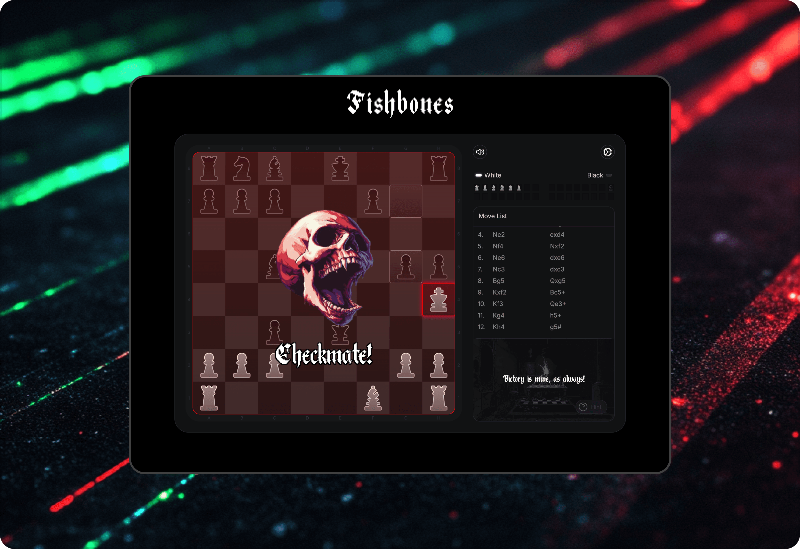 Fishbones Chess project preview